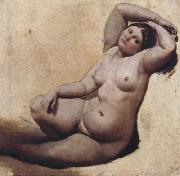 Jean Auguste Dominique Ingres Oil sketch for the Turkish Bath (mk04) USA oil painting artist